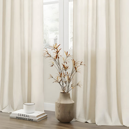 Garduru Curtain - Quetschfalten Leinenvorhang