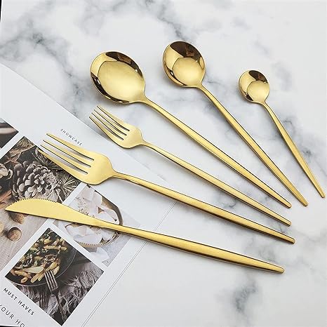 Garduru 36-teilige Edelstahl Besteckset – Elegantes & Langlebiges Design