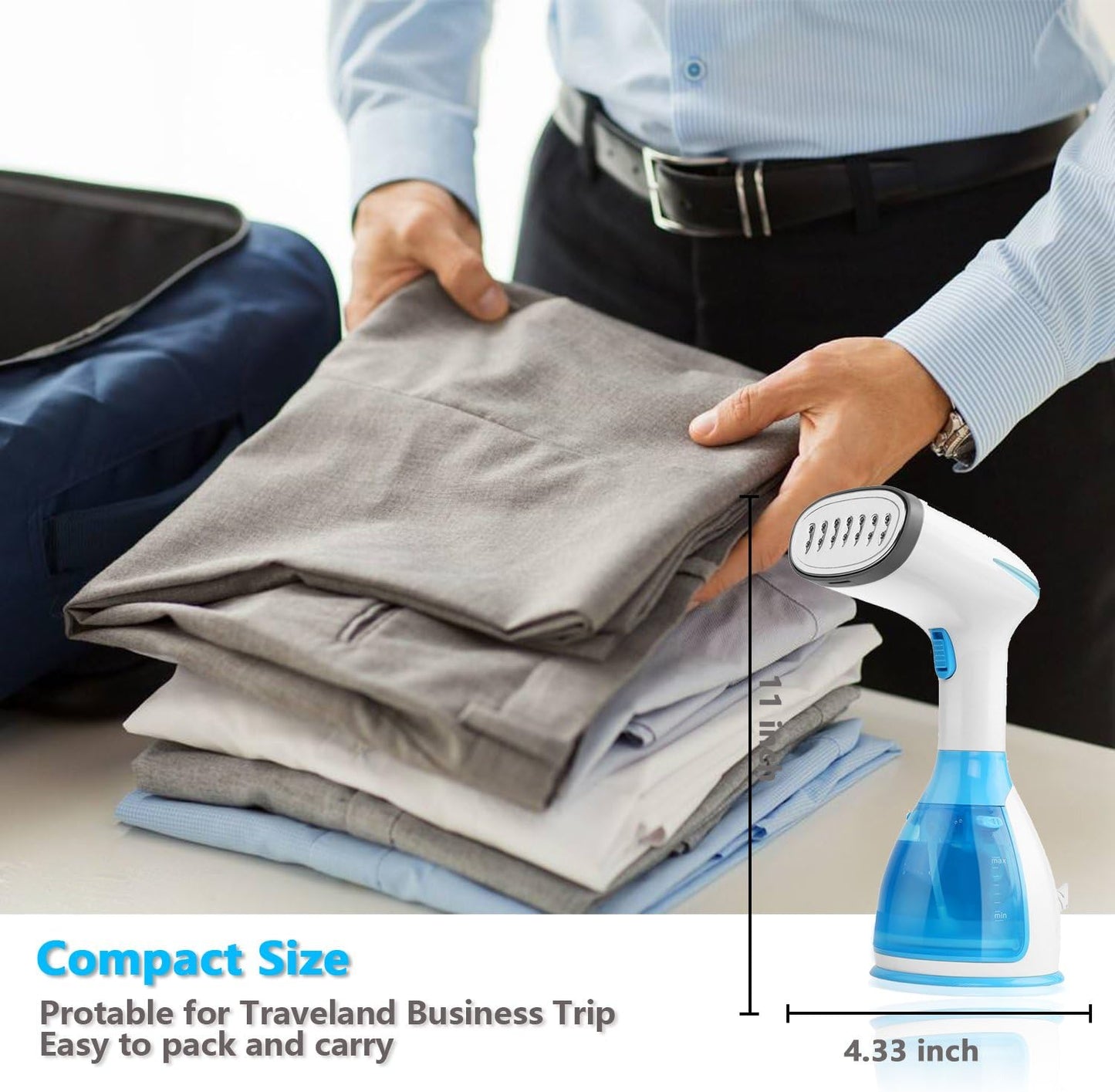 Tragbarer Kleiderdampfer