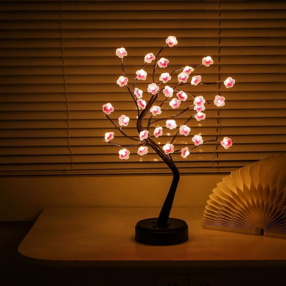 Bonsai Lampe LED Kirschblüte