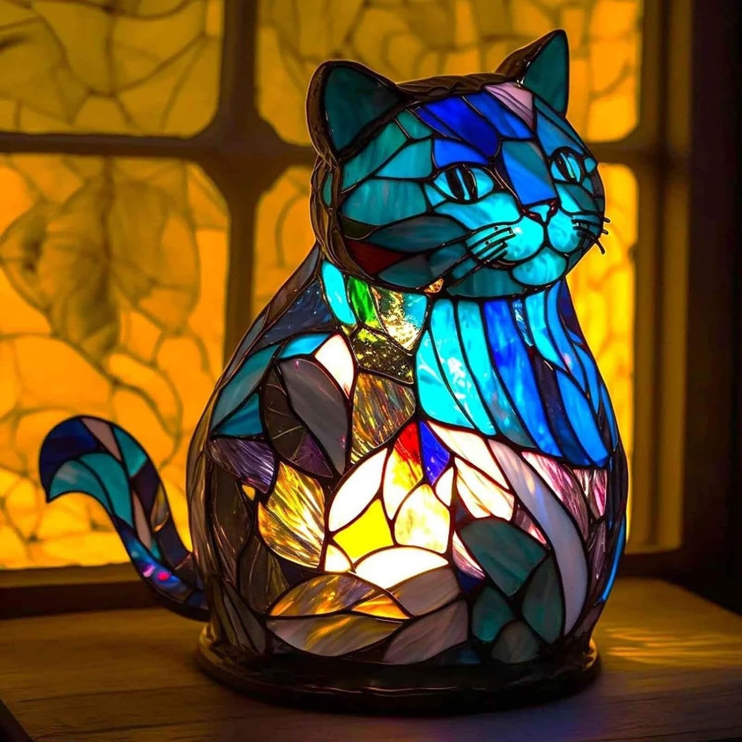 Premium & Elegante Glas Tierlampe | LumeArt
