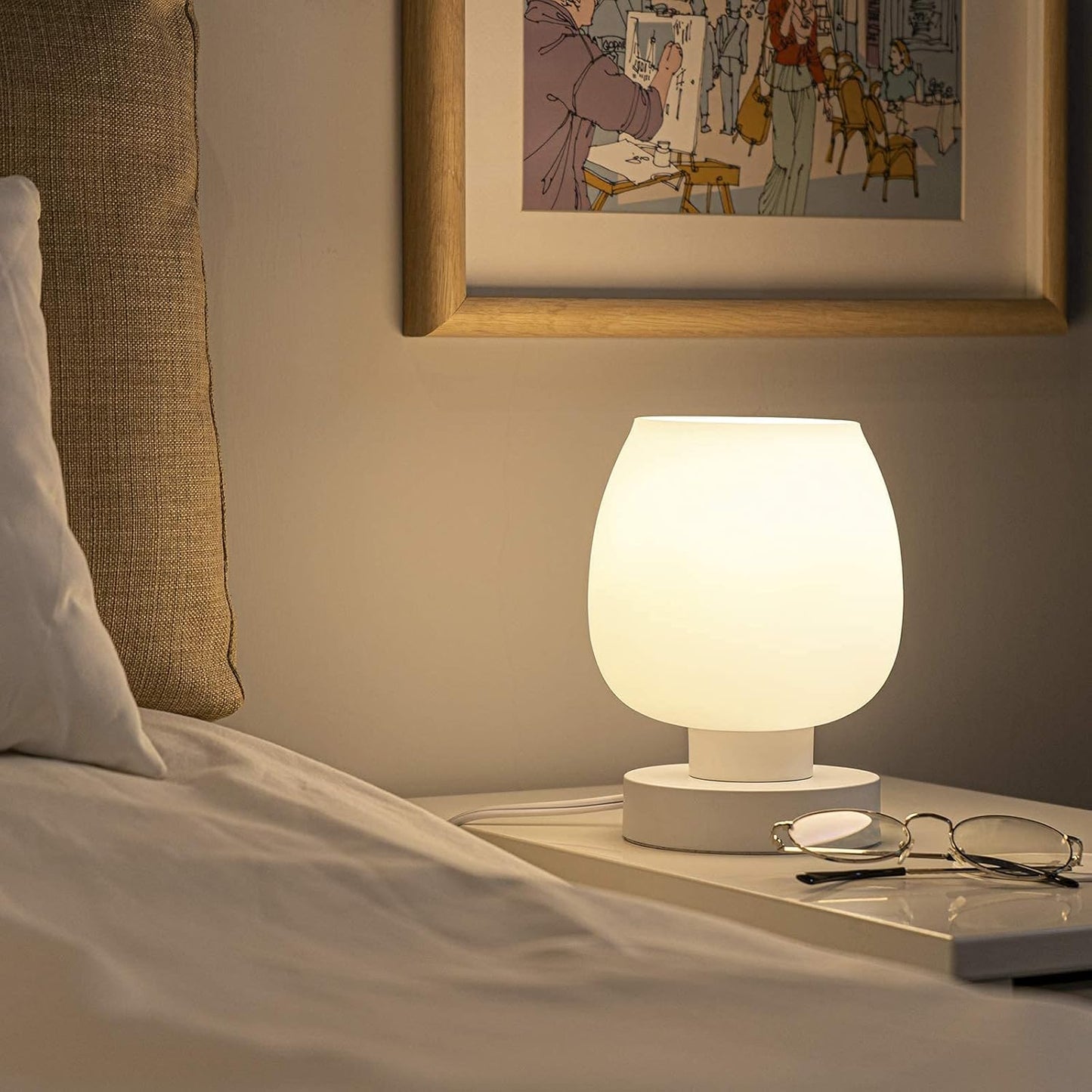 Nachttischlampen mit Touch-Funktion Set von 2