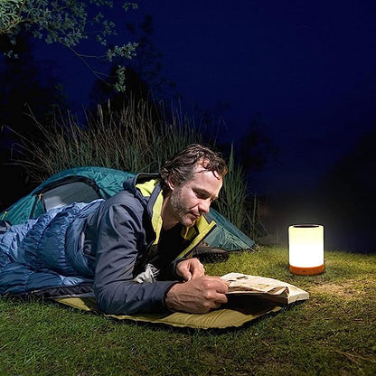 GlowEase – Dimmbarer LED Nachttischlampe mit Touch-Steuerung und farbenfroher Atmosphäre