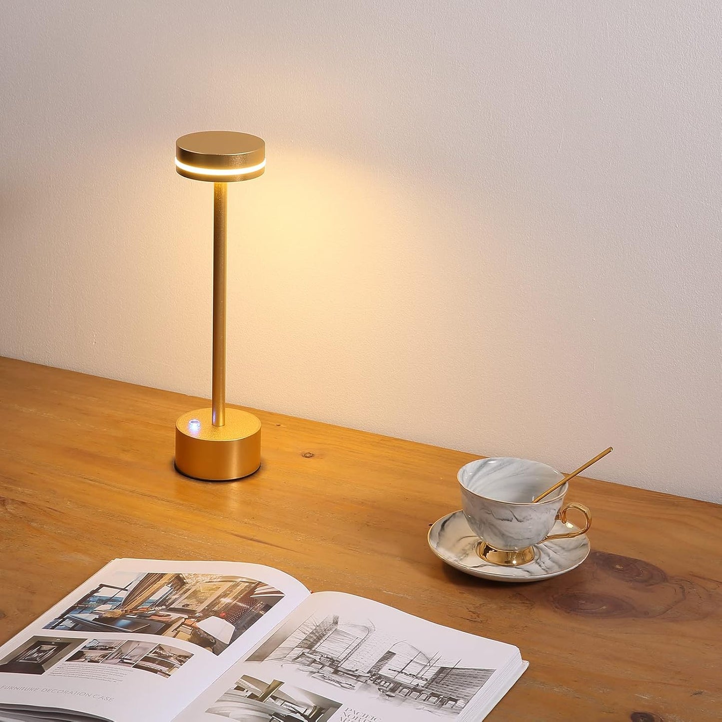 Luxora Touch Sensor LED Lampe – Dimmbar & Wiederaufladbare Kabellose Leuchte für Jeden Raum