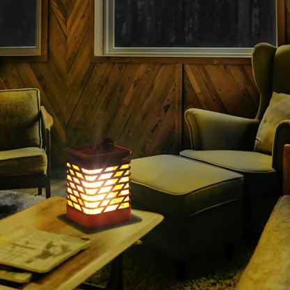 Solar LED Gartenlaterne mit Rillen-Design – Dekorative Außenbeleuchtung für Garten