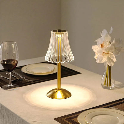 Éclat Cristal - Luxuriöse Kabelgebundene Tischlampe