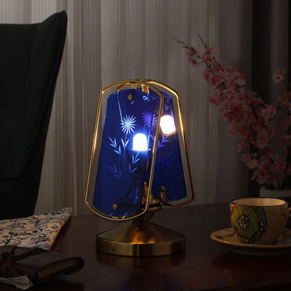 Garduru - Zeitlose Vintage Tischlampe mit Acryl-Lampenschirm und Hochwertigem Design