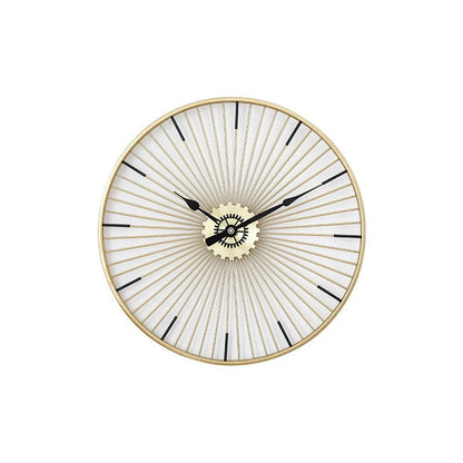 Gardudu Dekorative goldene Metall-Wanduhr, groß