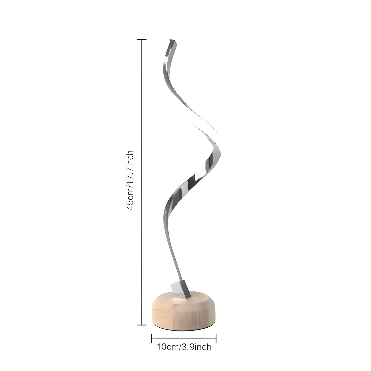 Garduru Lampe – Moderne LED Holz Tischlampe