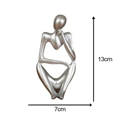 Abstrakter Denker Statue