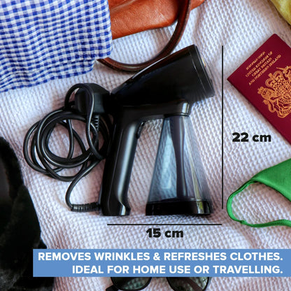 SteamEase – Handdampfer kompakt und leistungsstark für zu Hause und auf Reisen