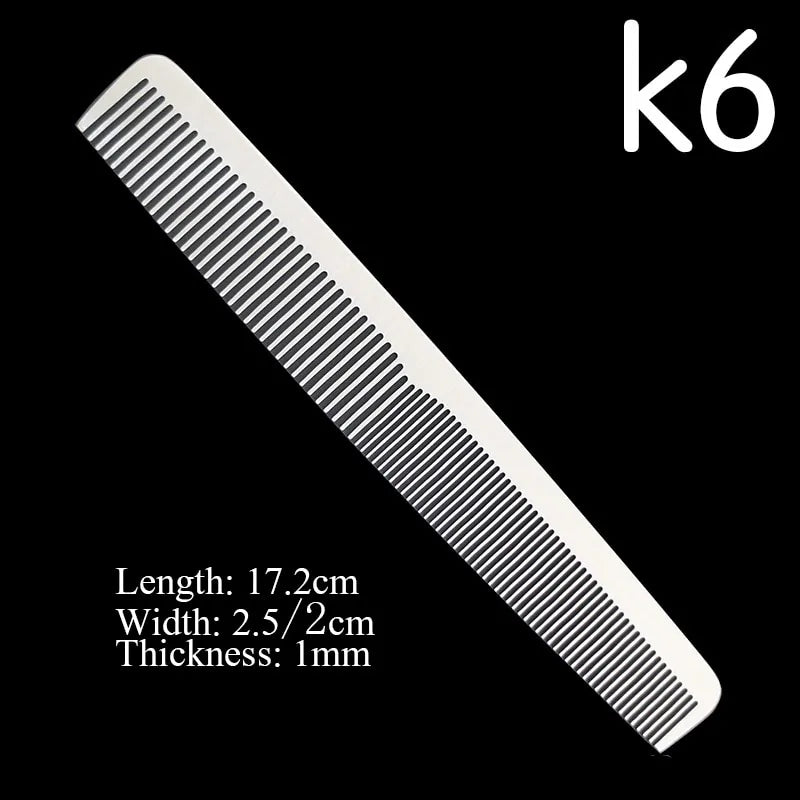 Stainless Steel Barber Kamm – Präzises Entwirren & Ergonomisches Design – Langlebig & Stilvoll