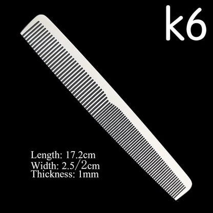 Stainless Steel Barber Kamm – Präzises Entwirren & Ergonomisches Design – Langlebig & Stilvoll