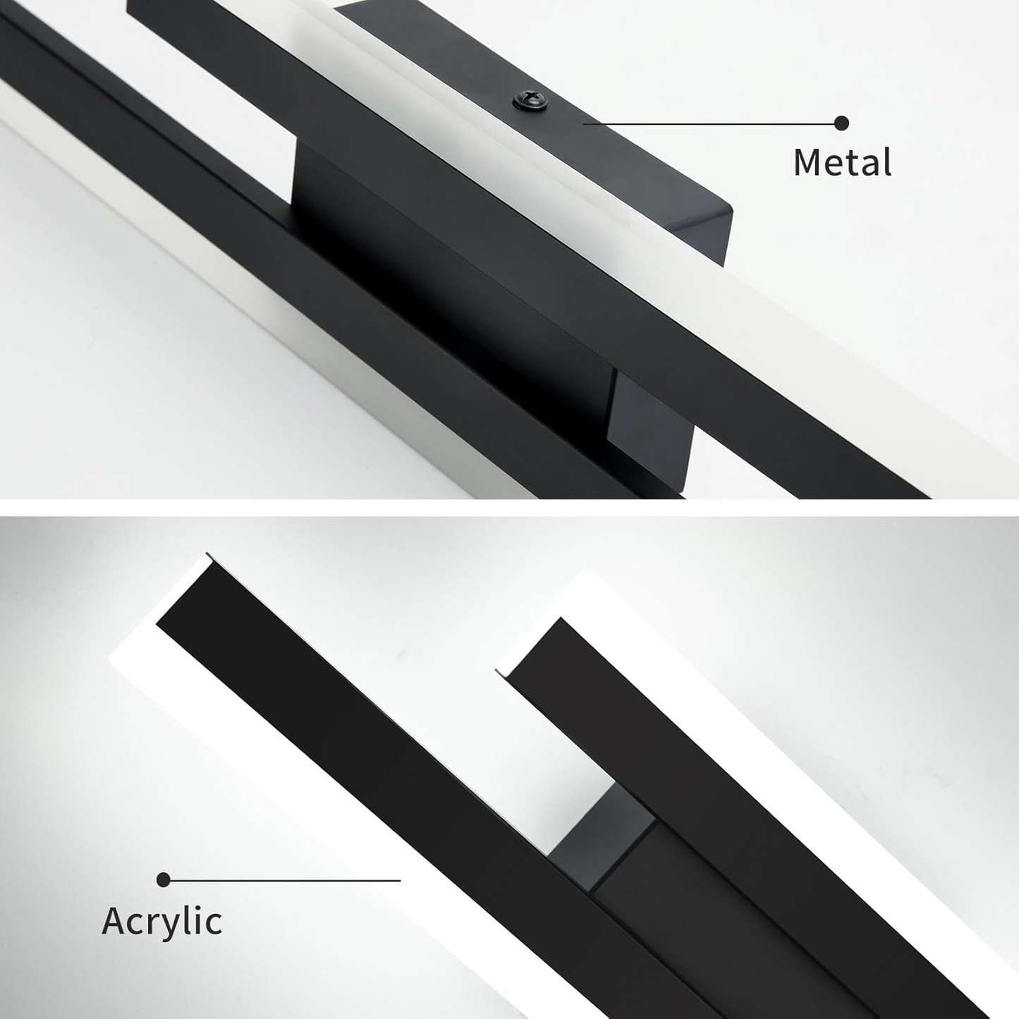 LED Wandlicht Acryl Metall Wandleuchte Beleuchtungskörper