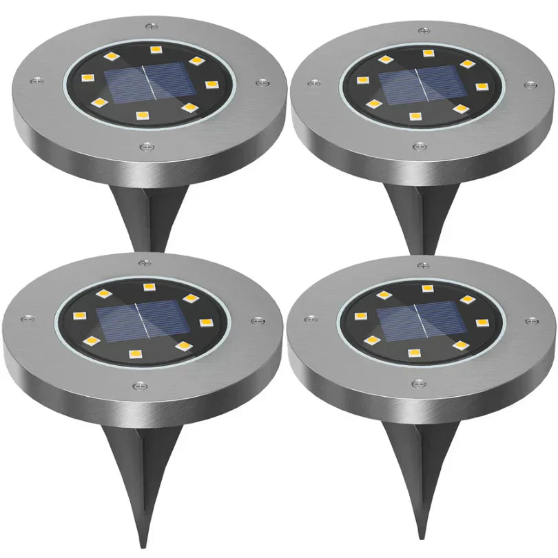 Solarbetriebene Außenbodenlichter