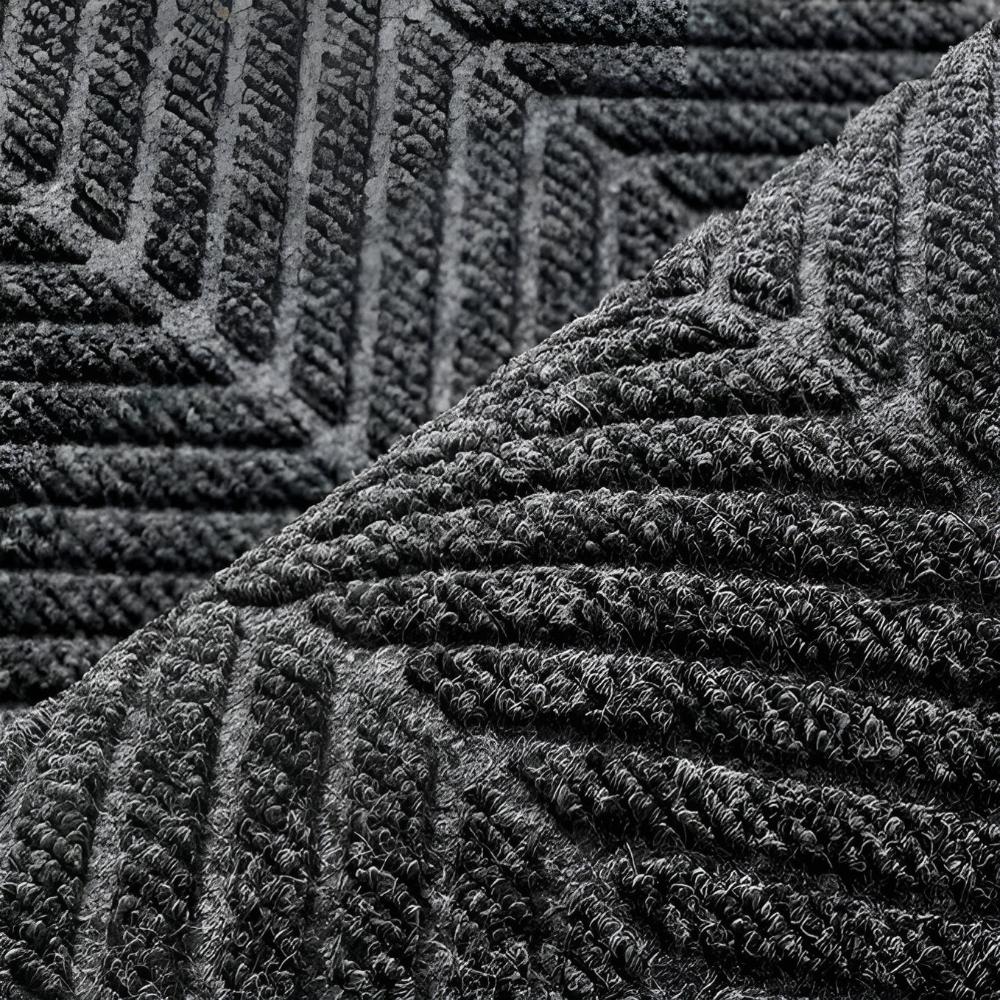 Chevron-Rillen Rutschfeste Fußmatte