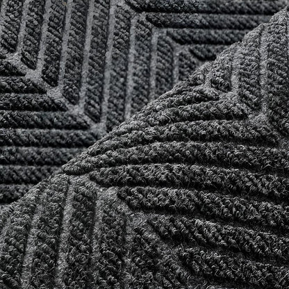 Chevron-Rillen Rutschfeste Fußmatte