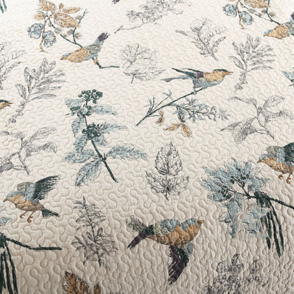 Elegante florale Tagesdecke