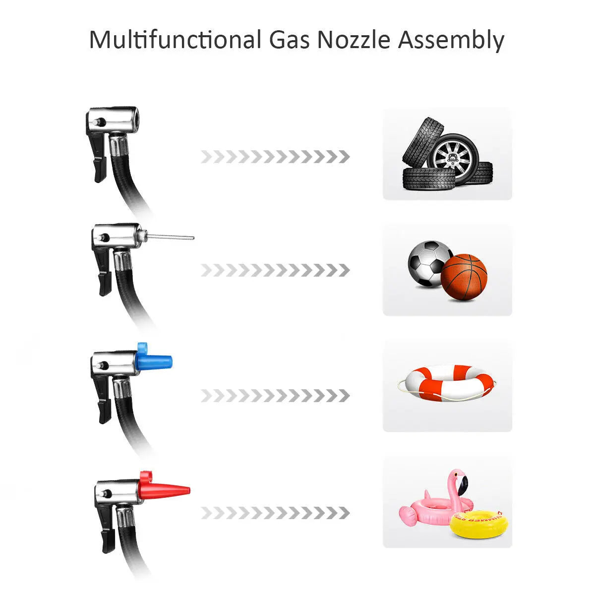 Tragbarer 12V Luftkompressor – Reifenpumpe für Auto & Camping