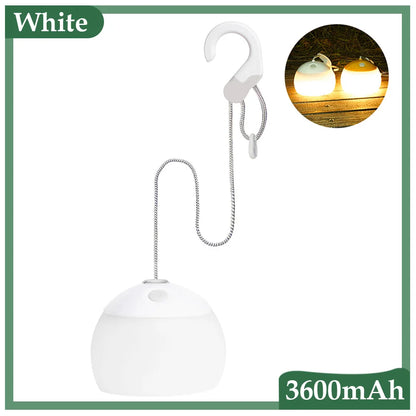 Retro LED Hängende Campinglampe – USB wiederaufladbares Licht