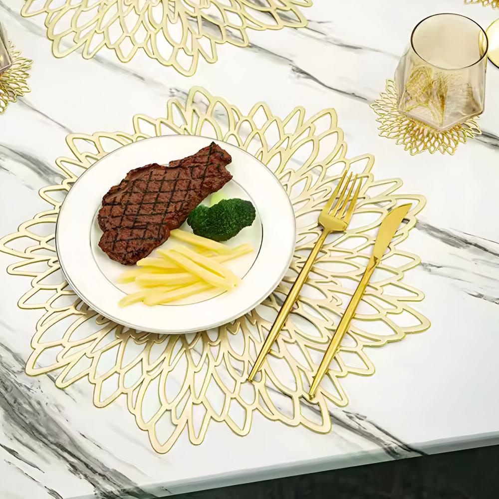 Chrysanthemen Charme Platzdeckchen