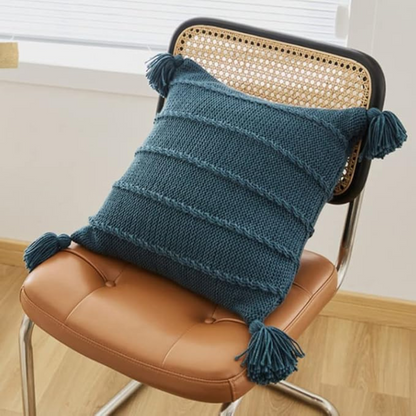 Nordic Strickfransen Kissen
