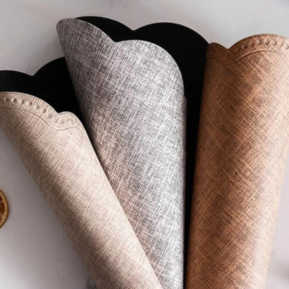 Wellige wasserdichte Tischunterlage