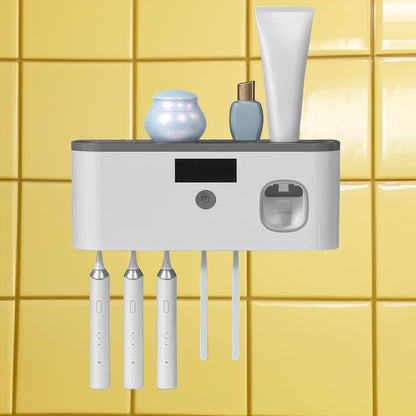Smart Zahnbürstenhalter für das Badezimmer mit UV-Desinfektionsgerät
