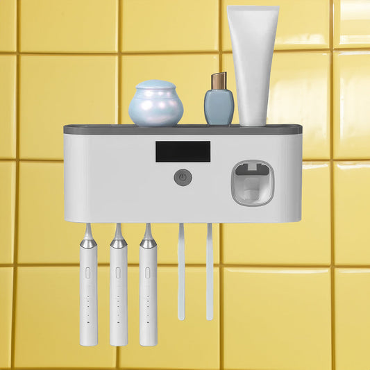 Smart Zahnbürstenhalter für das Badezimmer mit UV-Desinfektionsgerät