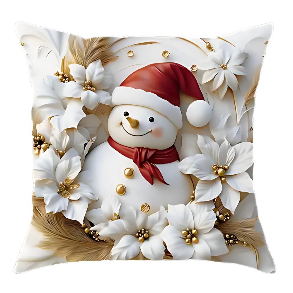 Weihnachts Charm Samt Kissenbezüge | Set von 4