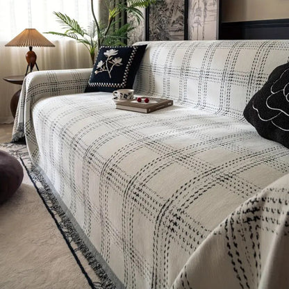 Chesterfield Plaid Sofa Bezug