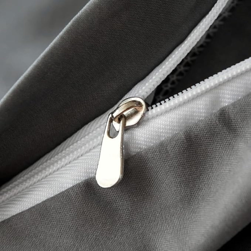 Chevron Plüsch Bettwäsche | 3-teiliges Set