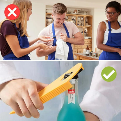 Bequemer Flaschenöffner mit rutschfestem Griff