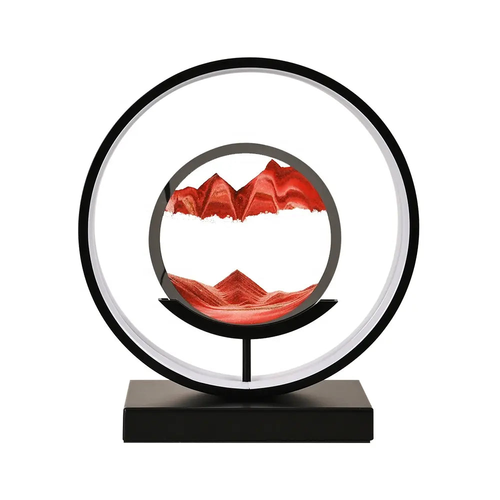 Verzaubernde Horizon Sand Art LED Lampe - Ambient Tischlicht für die Wohnkultur