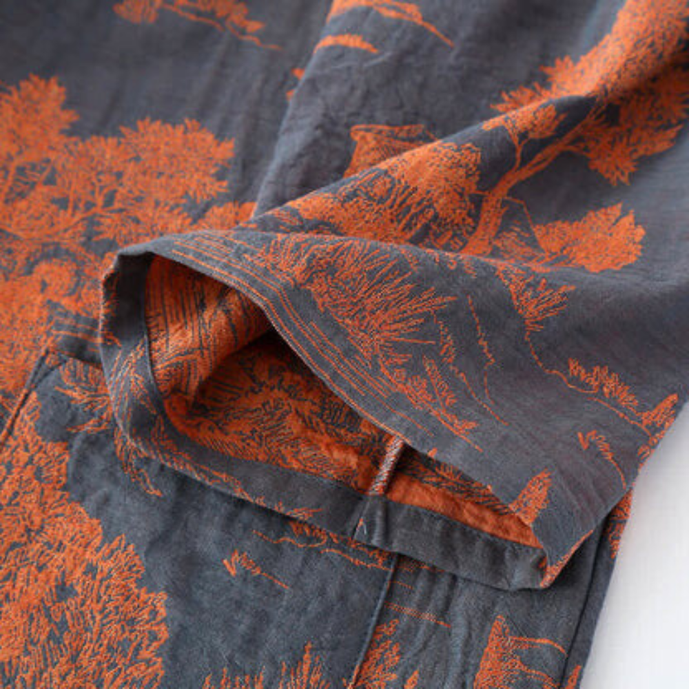 Serene Woodlands Kimono-Robe