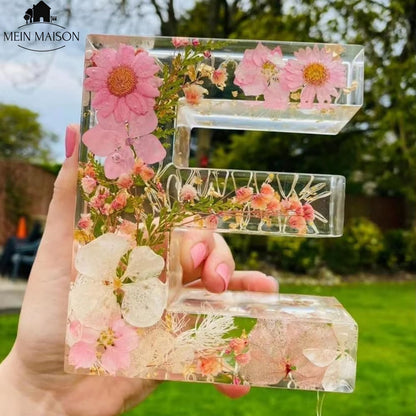 50% RABATT | FloraLetter™ - Blumenlampenbuchstaben aus Harz