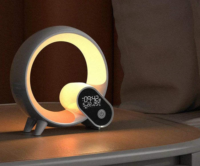 Intelligente Ambient Nachttischlampe mit Weißem Rauschen & RGB Farbwechsel