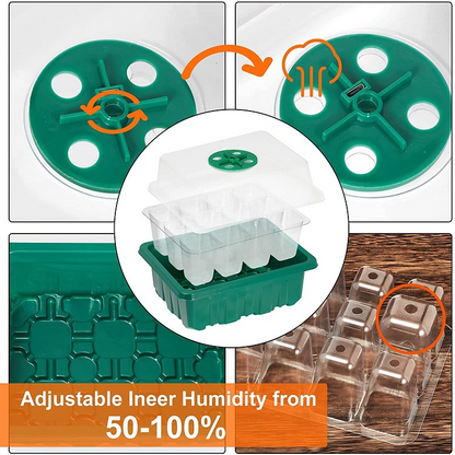 Anzuchtset mit Licht – Komplettes Set für Erfolgreiche Pflanzenanzucht