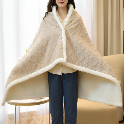 Fluffiger Komfort Umhang Decke