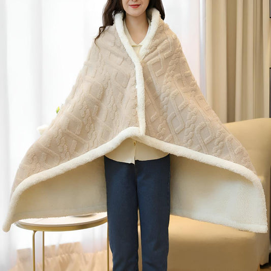 Fluffiger Komfort Umhang Decke