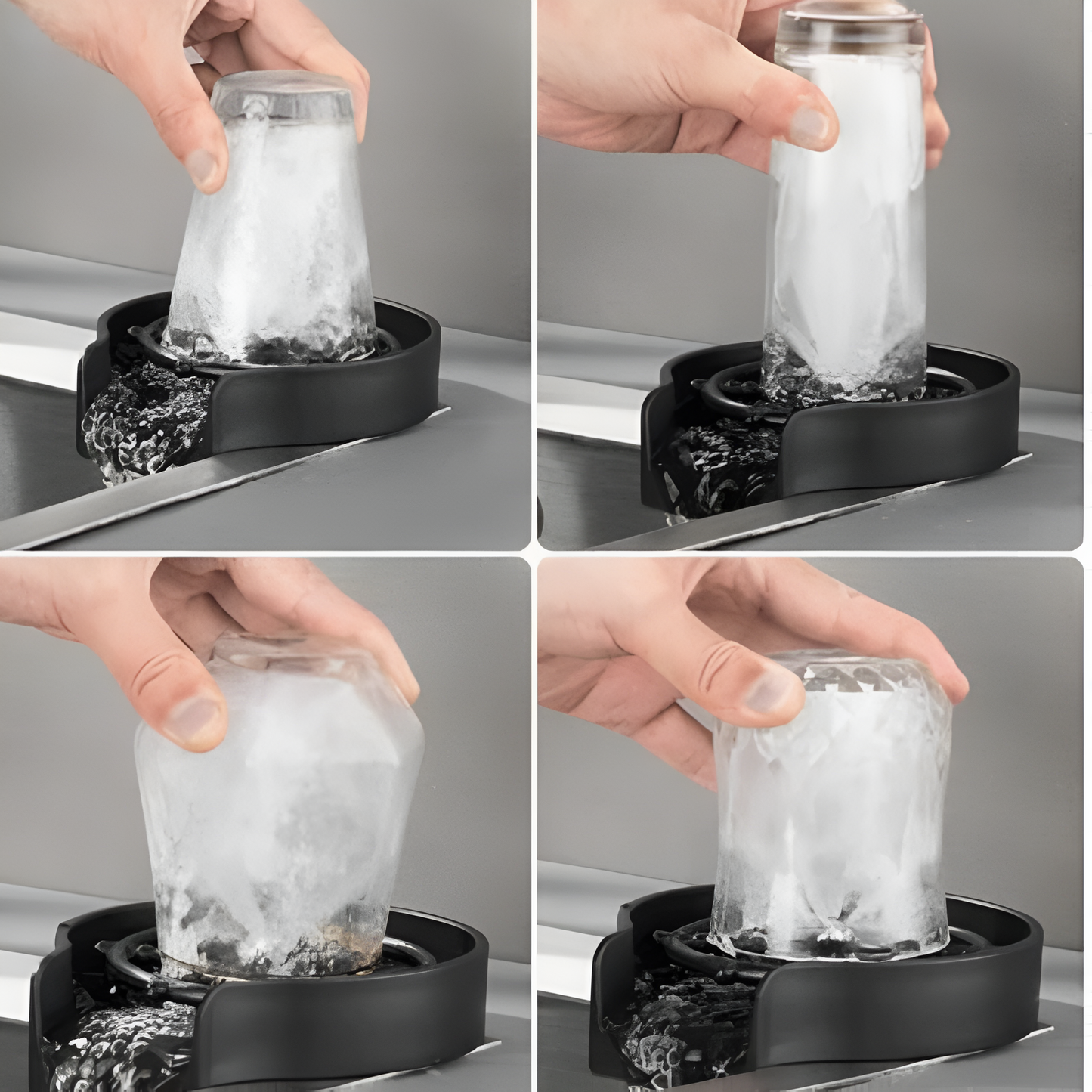 Automatische Schnellreinigung Glasrinnen