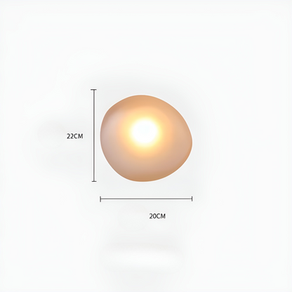 Garduru Light – Nordische Kieselstein-Style LED-Wandleuchte