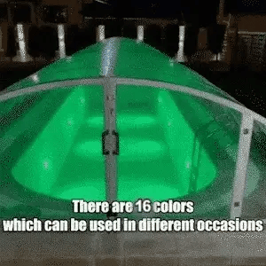 RoyaleGlow Unterwasser LED Poollichter 10 Lampen Set