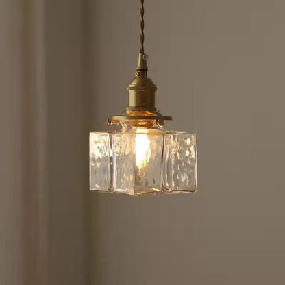 Garduru - Vintage Glas Pendelleuchte im rustikalen Design für Wohnzimmer & Esszimmer