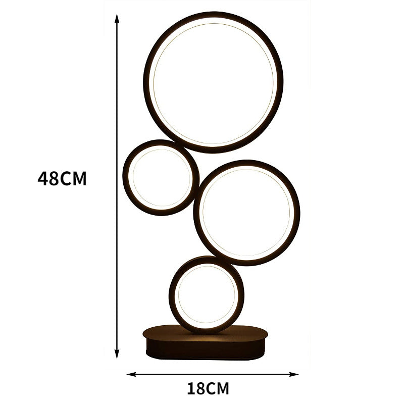 Garduru - Stilvolle Moderne Ringe Tischlampe