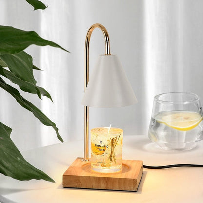 Tischlampe schmelzende Kerzen
