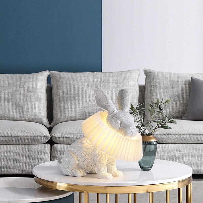 Garduru - Kreative LED Tischlampe mit Charmantem Hasen für Dein Zuhause