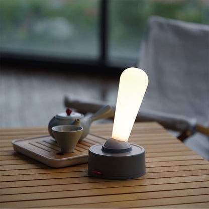 Garduru - Retro LED Tischlampe mit Toggle-Schalter & USB-Aufladung
