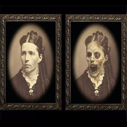 3D Halloween Gesicht Verändernde Geist Porträt