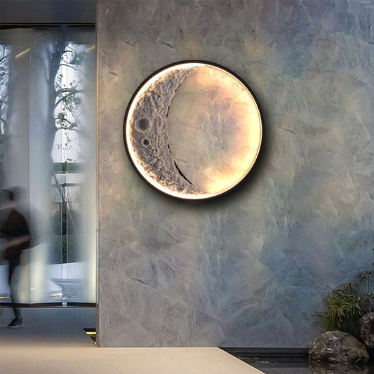 3D Mond Wandlampe LED – Beruhigende Beleuchtung für modernes Interieur